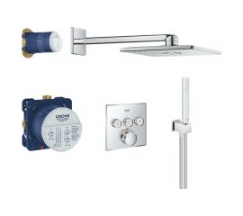 Набор для комплектации душа GROHE SmartControl встраиваемый термостат с 3 кнопками управления 34706000 