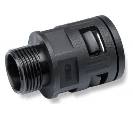 Муфта для гофрированных труб Weyer WQG1-M20B/AD21.2 коннектор прямой нар. M20x1.5 WE0104000 