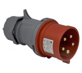 Кабельная переносная вилка TP Electric Зажимные контакты 32A, 400В, 3P+N+E, IP 44 3007-301-1600 