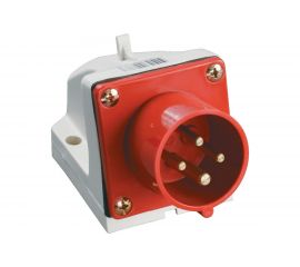 Стационарная вилка IEK 524 3Р+РЕ 32А 380В IP44 PSR52-032-4 