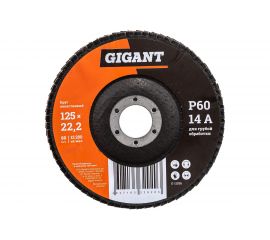 Круг лепестковый (125x22.2 мм; P60) Gigant G-11036 