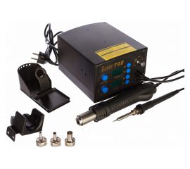 Цифровая паяльная станция, фен+паяльник LUKEY 702 5434 