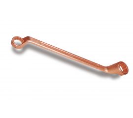 Ключ КЗСМИ КГН-41-46 накидной двусторонний коленчатый ТУ ст.40Х омедненный 51333257 