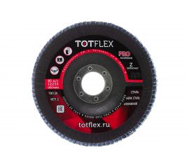 Круг лепестковый торцевой AGGRESSOR-PRO 2 (125x22 мм; Z; P80) TOTFLEX 4631148128071 