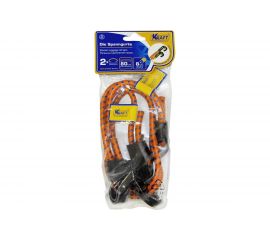 Набор резинок KRAFT 2 шт, 80 см, D=8 мм, пласт крючки KT 860002 