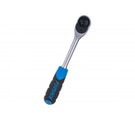 Реверсивная трещотка Forsage с резиновой ручкой, 1/2"", L-260мм, 45зуб 15769 F-80243 