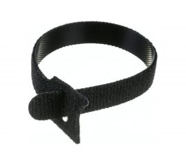 Многоразовая стяжка-липучка DORI 200x12 мм черная 10 шт 42242 