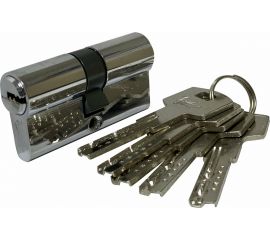 Цилиндровый механизм Вантаж (5 ключей; хром) Z80,40x40 СР 