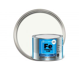 Грунт-эмаль по ржавчине 3 в 1 ЯРОСЛАВСКИЕ КРАСКИ FERRUM LAB для внутренних работ, акриловая, 0.5 л. О05210 