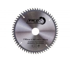 Диск пильный по ламинату и алюминию (190х30/20 мм; 60TPI) Pilorama 511960 