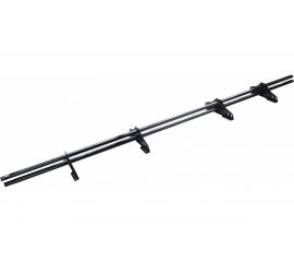 Трубчатый снегозадержатель Технониколь (25x45 мм; оцинкованный; RAL 9005 черный; 3 м) TN578860 