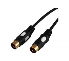 Кабель REXANT DIN 5 Pin - DIN 5 Pin 1,5 м Gold 17-2522 