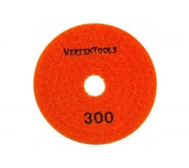 Круг алмазный гибкий шлифовальный для полировки мрамора (100х3х15 мм; Р300) vertextools 12500-0300 