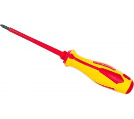 Комбинированная диэлектрическая отвертка KING TONY Slotted/Phillips №1, 100 мм 147E0104 