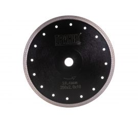 Диск алмазный по керамике для плиткорезов CPSP (250х25.4х2.0х10 мм) ГРАНИТ 250831 