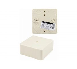Распаячная коробка TDM КР 100x100x44 ОП, слоновая кость, IP40, индивидуальный штрихкод SQ1401-1809 