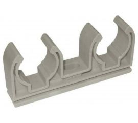 Опора для труб RTP двойная, D20, серая 10971 