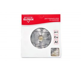 Диск пильный по алюминию (255х30х1.8 мм; 100Z) ELITECH 195631 