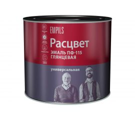 Эмаль Расцвет ПФ-115 красная, 1.9 кг 9259 