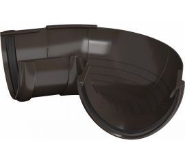 Угол желоба Технониколь (ПВХ; регулируемый; 90-150 градусов; темно-коричневый; 1 шт) TN683374 