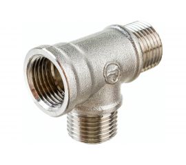 Тройник DOUBLE-LIN резьбовой латунный вр/нр/нр - 1/2" LL6120 (1/2") 