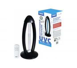 Ультрафиолетовый бактерицидный светильник Uniel 36W/UVCO/RC BLACK настольный UGL-T02B 