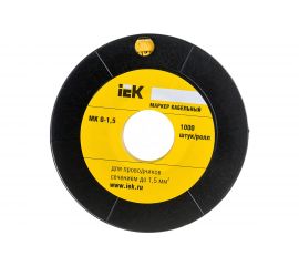 Маркировочное кольцо IEK 0-1.5мм, 6, МК, 1000шт/ролл UMK00-6 