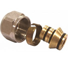 Обжимной коллекторный соединитель для металлополимерной трубы EUROS O16x2 EU.ST3287030 16x2x34_k 