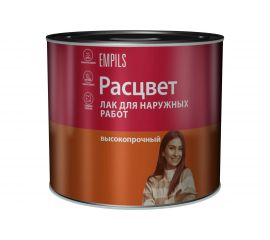 Алкидный лак Расцвет для наружных работ, 1.9 кг 6429 