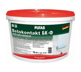 Грунтовка для повышения адгезии ПУФАС Бетоконтакт БК-Ф для наруж.и внутр. работ мороз. тов-157275 