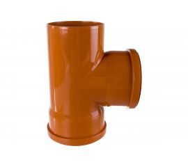 Тройник ООО МультиМирПласт ПП 160/160/87.5 SN4 РЫЖИЙ ТРК НК 160/160/87.5 SN4 