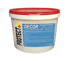 Моющаяся негорючая краска Мицар Protect Decor КМ0, 15 кг, белый УТ000005552 