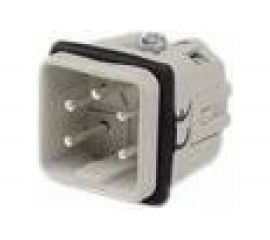 Штепсель Emas 5 полюсов, 10А EB005CF00 