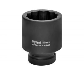 Головка ударная двенадцатигранная (55 мм; 1""DR) AV Steel AV-741055 