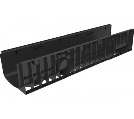 Водоотводный лоток Gidrolica DN 200, 1000х246х185 мм - пластиковый 820 