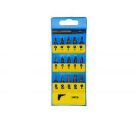 Набор бит (25 мм; 15 шт.) + адаптер (60 мм) FIT 57632 