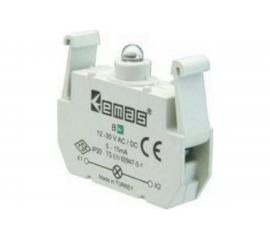 Блок-контакт подсветки Emas ВB с белым светодиодом, серия B, 100-230В AC BB 