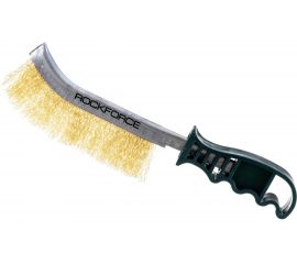 Щетка по металлу ROCKFORCE ручная в железном корпусе с пластиковой ручкой RF-34012124 