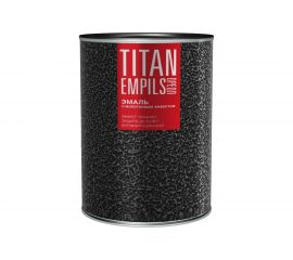 Эмаль с молотковым эффектом Empils Titan Ореол (алкидно-стирольная; коричневая; 2.5 кг) 77661 
