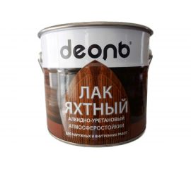 Яхтный лак ДЕОЛЬ алкидно-уретановый глянцевый LYG27 