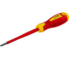 Диэлектрическая отвертка Зубр до 1000В ПРОФИ Cr-V SL 4 x 100 мм 25261-4.0-100_z01 