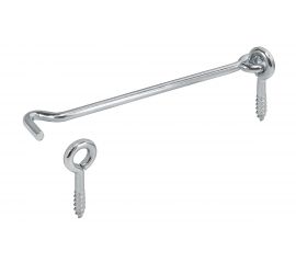 Накидной крючок с осью VORMANN 60 мм, d 3,5 мм, оцинкованный 00082 060 Z 