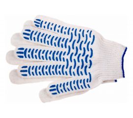 Перчатки хлопчатобумажные с ПВХ-напылением Россия 67716 
