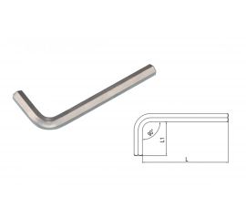 Г-образный 6-гранный ключ 3мм IZELTAS 4900220030 