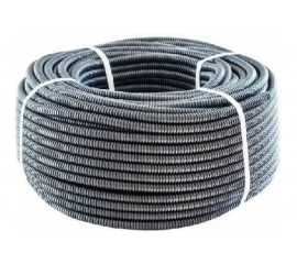 Гофрированная труба Экопласт ПНД, тяжелая, с зондом, диаметр 20 мм, цвет черный 21120 