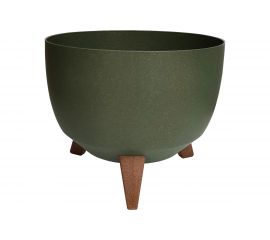 Кашпо на ножках LAMELA Sp.z o. ROMA ECO 921 40х25 см, зеленое 062113 
