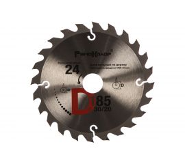 Диск пильный по дереву (185x30/20 мм; 24T) РемоКолор 74-1-185 
