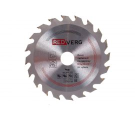 Диск пильный по дереву твердосплавный (130х20/16 мм; 20 зубьев) REDVERG 6621272 