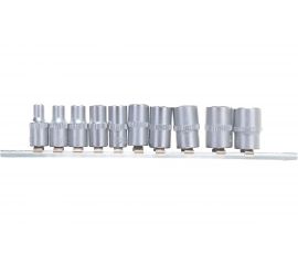 Набор торцевых головок Супер лок (10 шт; 1/4; 4-13 мм) ЕРМАК 736-114 