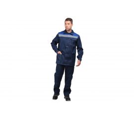 Костюм ГК Спецобъединение ПРОФИ темно-синий/василёк, р. 96-100, рост 182-188 Кос 033/ 96/182 